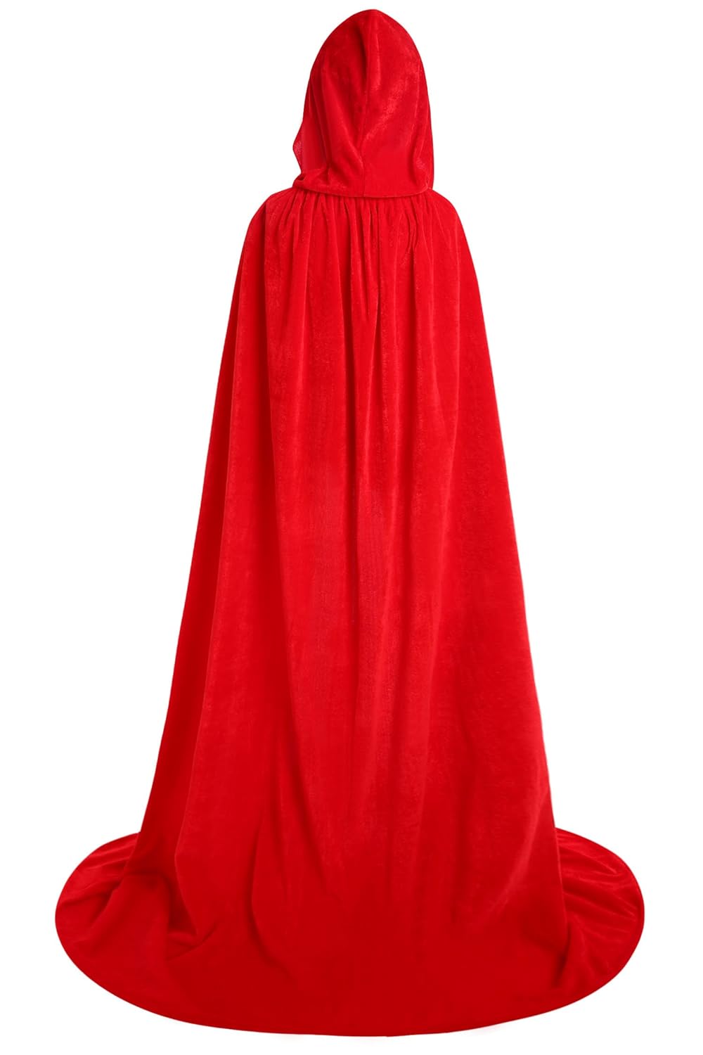Bess Bridal Unisex Velvet Full Length Hooded Cape Halloween Costume Cosplay Cloak