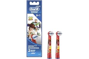 Oral-B Kids Extra Soft Replacement Brush Heads featuring Disney Pixar Toy Story, Ages 3+, 2 count