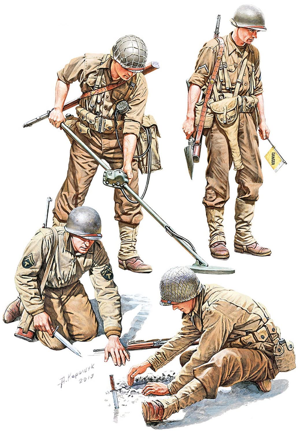 Miniart 1:35 - US Mine Detectors