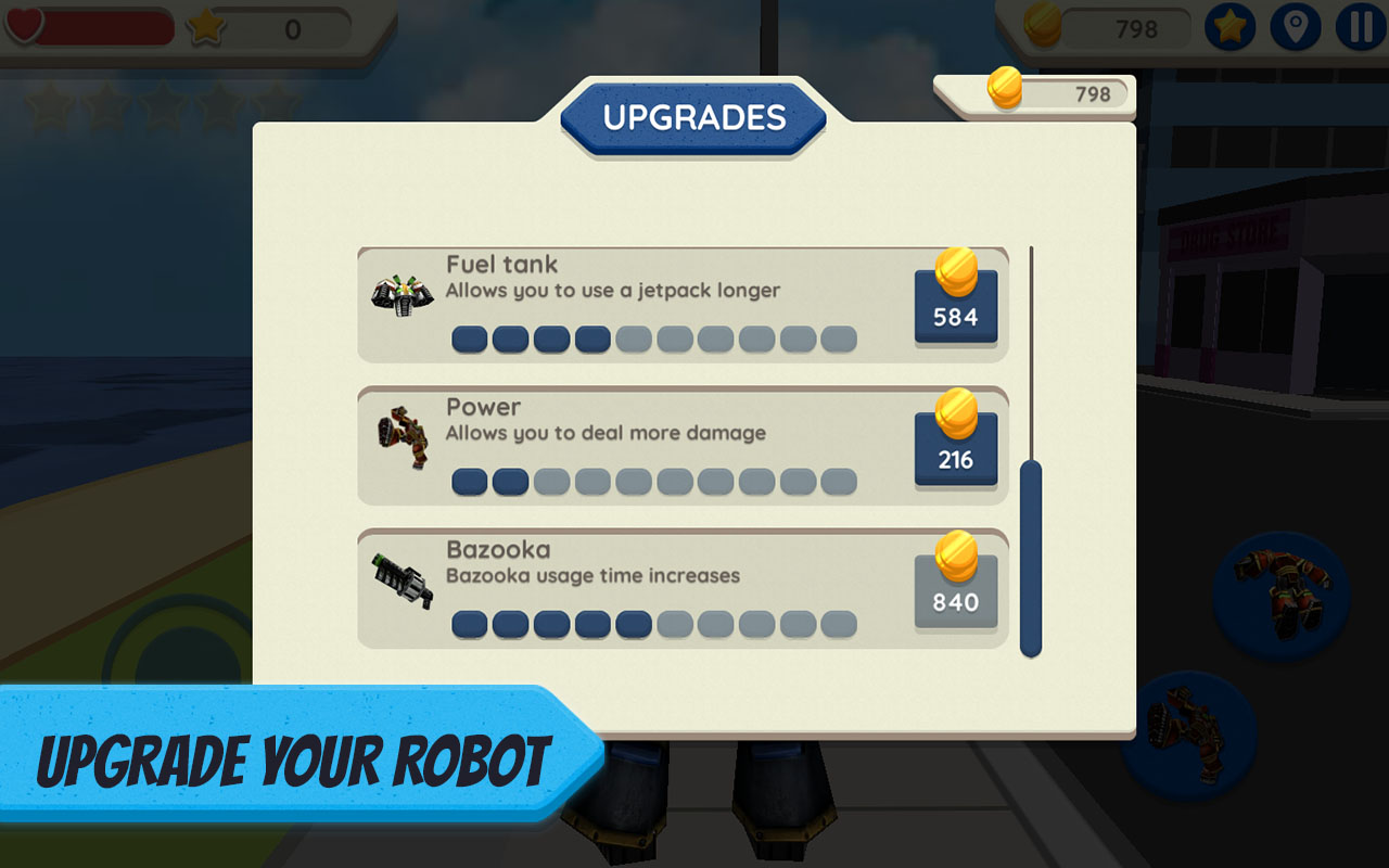 robot hero city simulator 3d