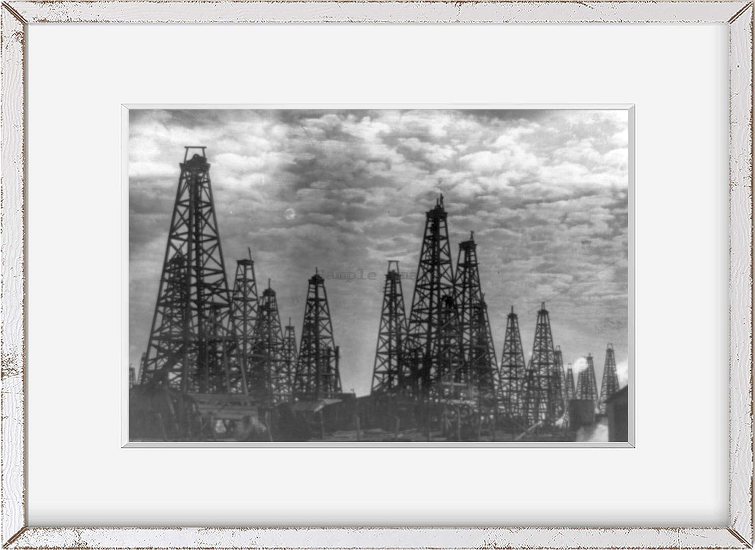 Photographs - INFINITE PHOTOGRAPHS Photo: Spindle Top Oil Field | Beaumont, Texas | 1910-1930 | Oil Wells | Petroleum Industry