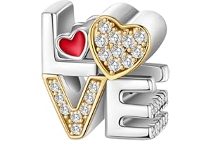 GOINEVA Sun Star Moon Elephant Sunflower Charm for Bracelet Necklace 925 Sterling Silver Love Heart Charms Happy Birthday Charms for Women Jewelry Gift