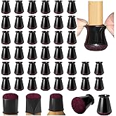 Chair Leg Floor Protectors 40 PCS Furniture Sliders for Hardwood Floors, Silicone Chair Leg Protectors for Protecting Floors 