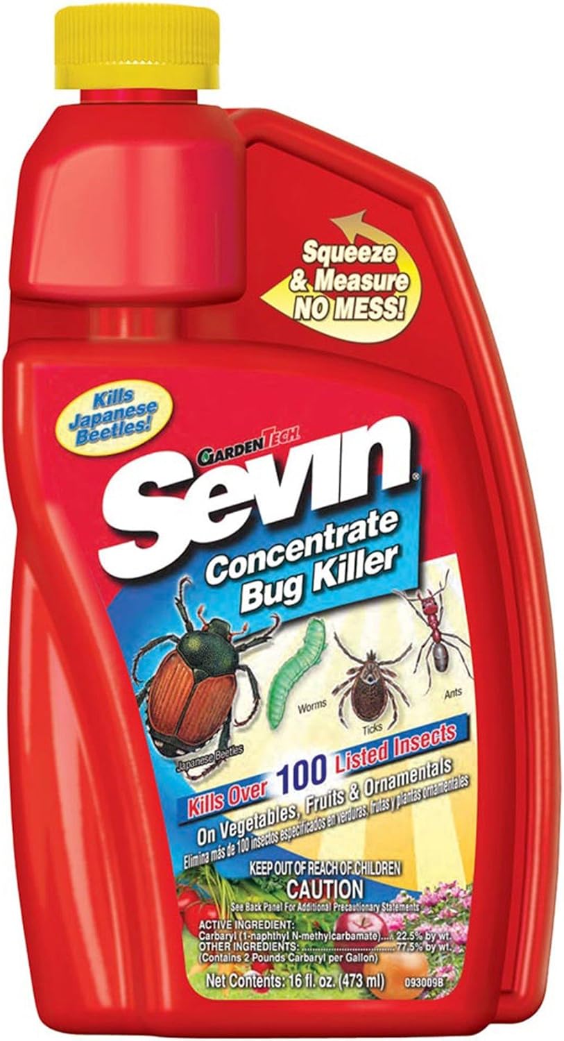 Amazon Com Sevin Concentrate Bug Killer 16 Ounce Insect Repellents Garden Outdoor