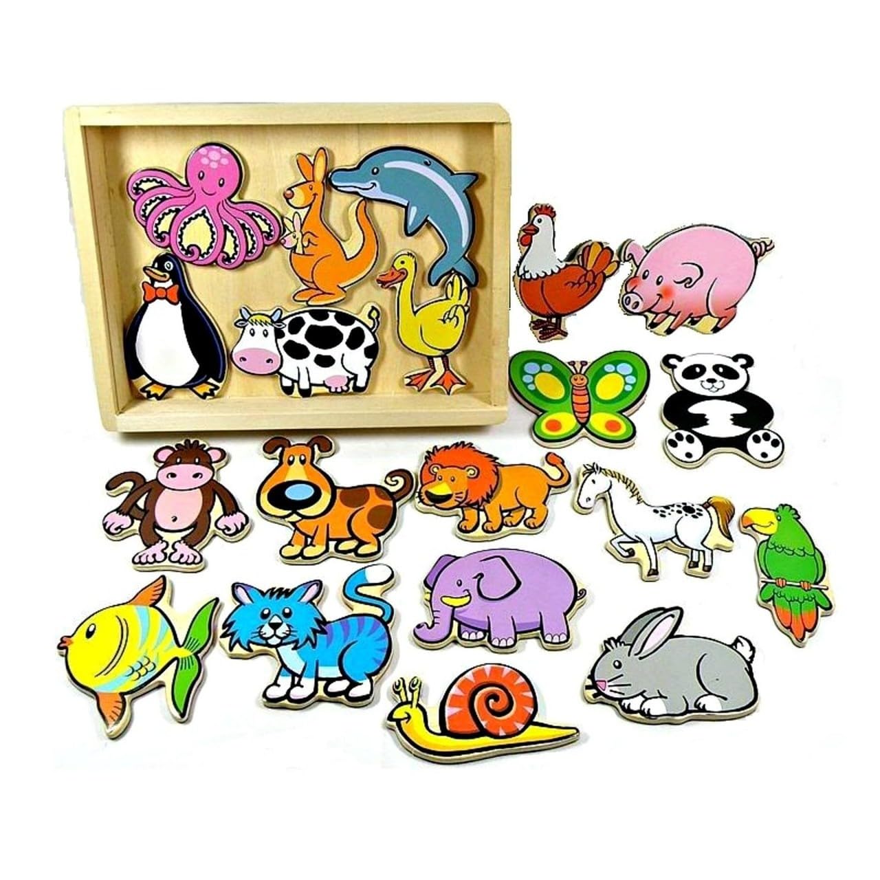 Viga Toys - 58923 - Magnetic Animals - 20pcs. — image 1