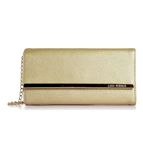 Lino Perros Womens Clutch (Golden)