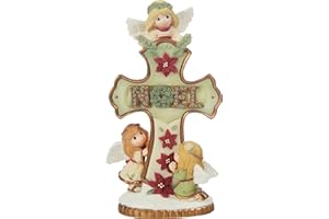 Precious Moments 251446 Joyeux Noel Resin Cross