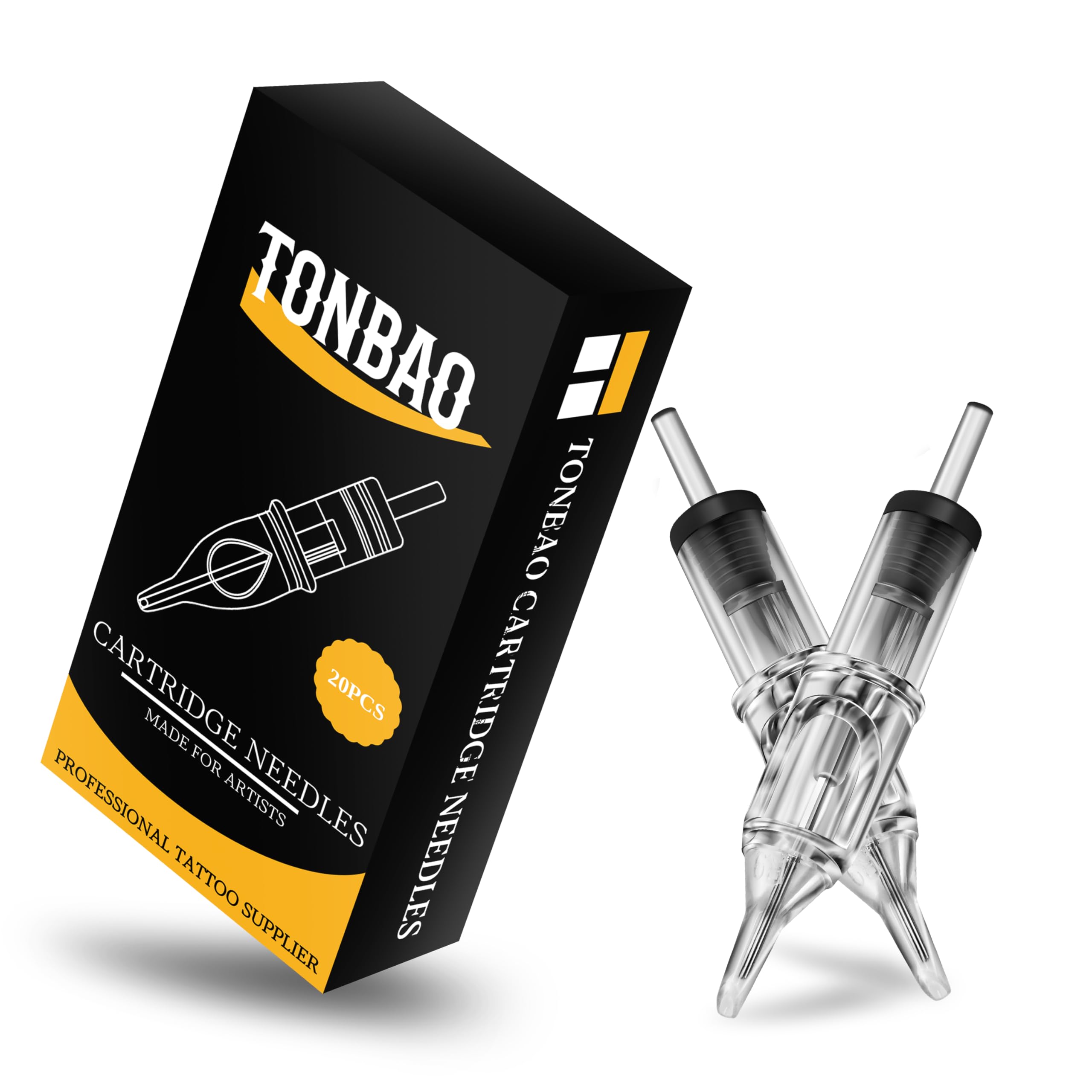 TONBAO 20Pcs 0.30mm Cartridges 1003RL Round Liner