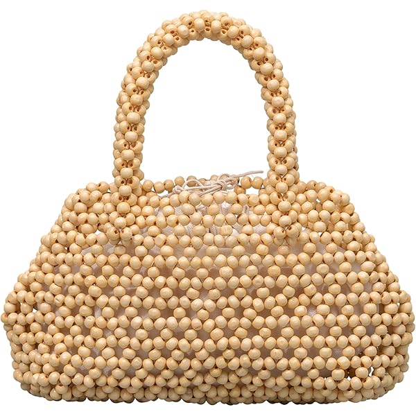 HJLLJJGA Pearl Clutch Bead Bag Imitation Pearl Handbag Large