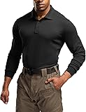 CQR Men's Polo Shirt, Long Sleeve Tactical