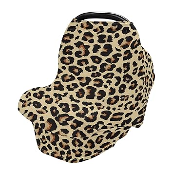 leopard car seat and stroller