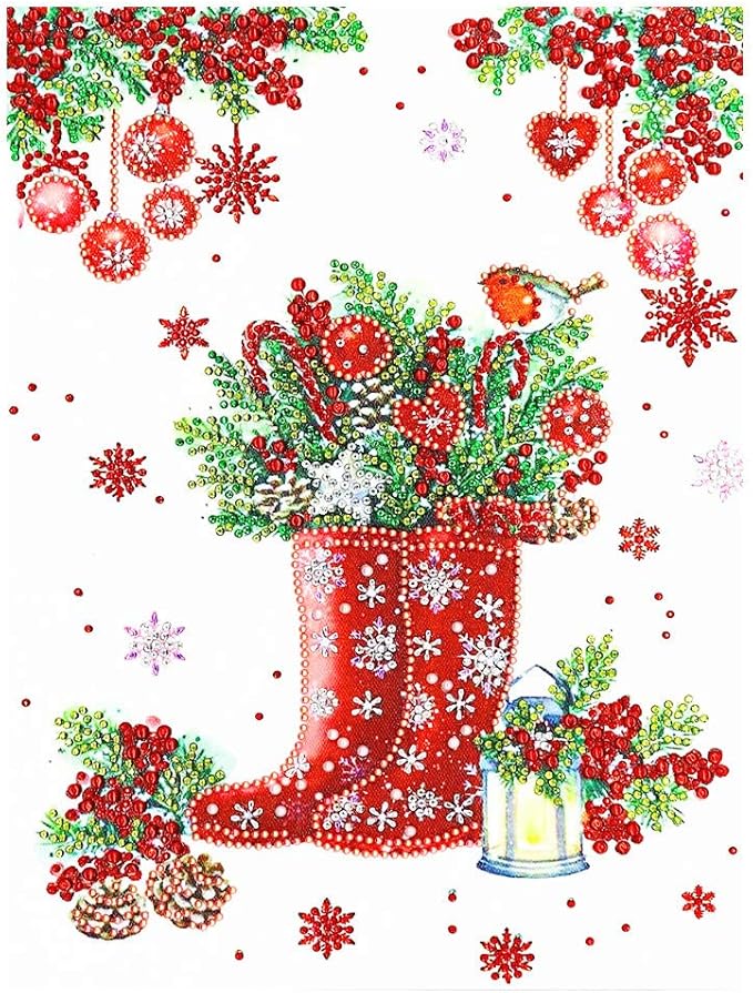 Decorazioni Natalizie Punto Croce.Ricamo Dipinti Strass Incollato Diamante Pittura Per Punto Croce 5d Decorazioni Natale Finestre Addobbi Natalizi Fai Da Te Stichers Adesivi Parete Christmas Decoration Decorazioni Feste Amazon It Abbigliamento