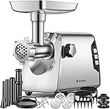 AAOBOSI #12 Meat Grinder, [3000W] 3 Speed Meat