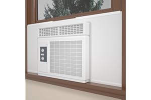 SZZSAF Window Air Conditioner Side Insulated Panel, WinterSummer Winter Heat and Draft Insulating,Insulation Foam Material,Equipped with 4 Edge Banding Strips 02 (WHITE)