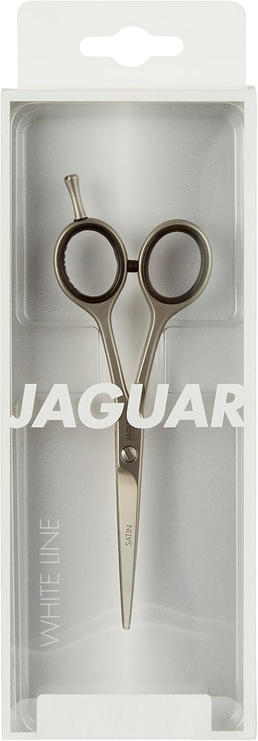 Jaguar Scissor - Satin Range, White,nickel, 5" - Image 3