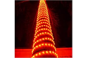 Russell Decor LED Rope Lights Festival Holiday Party Seasonal Christmas Decoration 30ft - 200ft Customized Available (Red, 10)