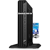 HP EliteDesk 800 G6 Mini Desktop Business Computer, Core i5-10500T Processor, 16GB RAM, 1TB PCIe SSD, RJ-45, Displayport, SUB
