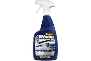 STAR BRITE Premium RV Awning Cleaner & Protectant Spray - Powerful Stain Remover for Fabric & Vinyl Awnings, Ideal for Outdoor Furniture & RV Fabrics - 32 OZ (071332)