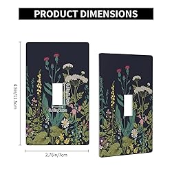 Garden Flowers Light Switch Cover Decorative Single