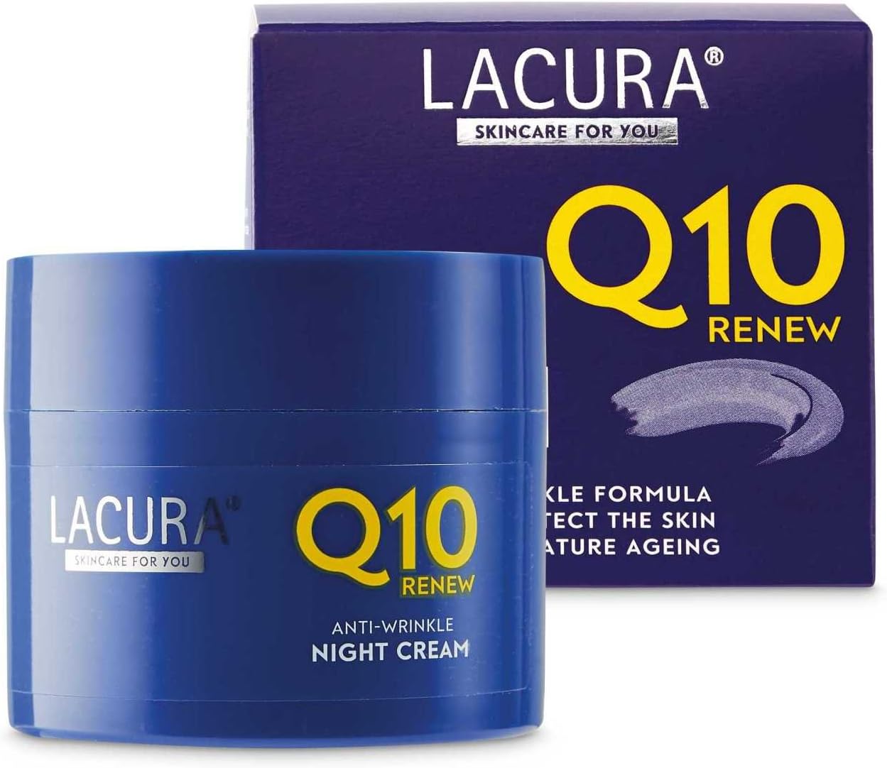 Lacura Anti-Wrinkle Coenzyme Q10 Night Cream With Retinol for All Skin Types by night q10