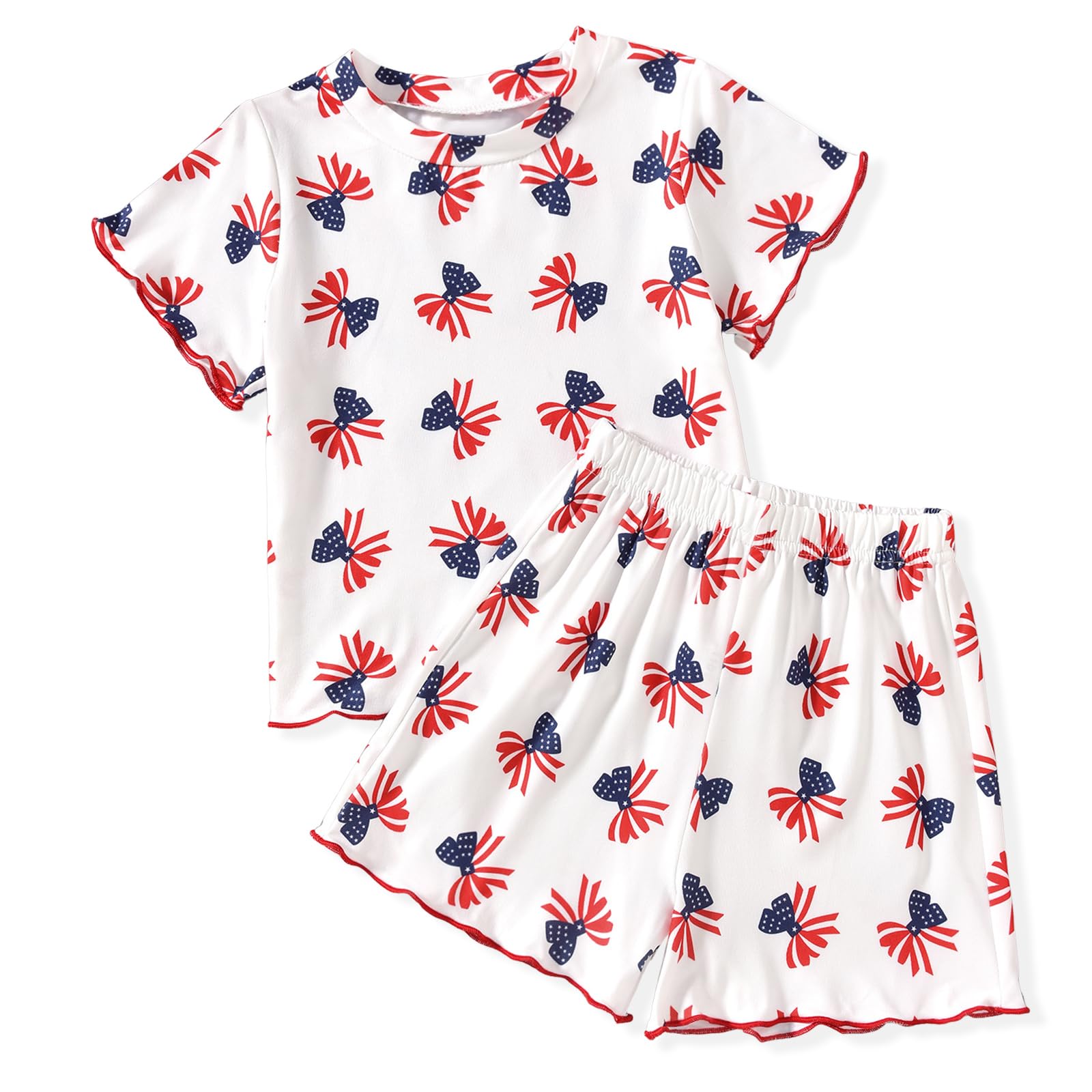 Photo 1 of * might be missing the shorts *
Aalizzwell 2T Toddler Girl 4th of July Clothes Independence Day Outfit American Flag Patriotic Memorial USA Clothing Stars Stripes 2-3T