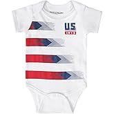 Postobon Newborn Baby Girl Boy US Unique Soccer Bodysuits Onesie