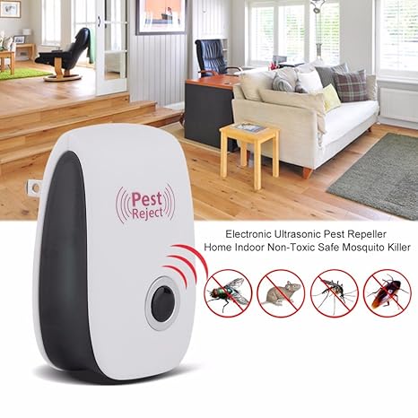 Electronic Ultrasonic Pest Repeller Home Indoor Non Toxic Safe