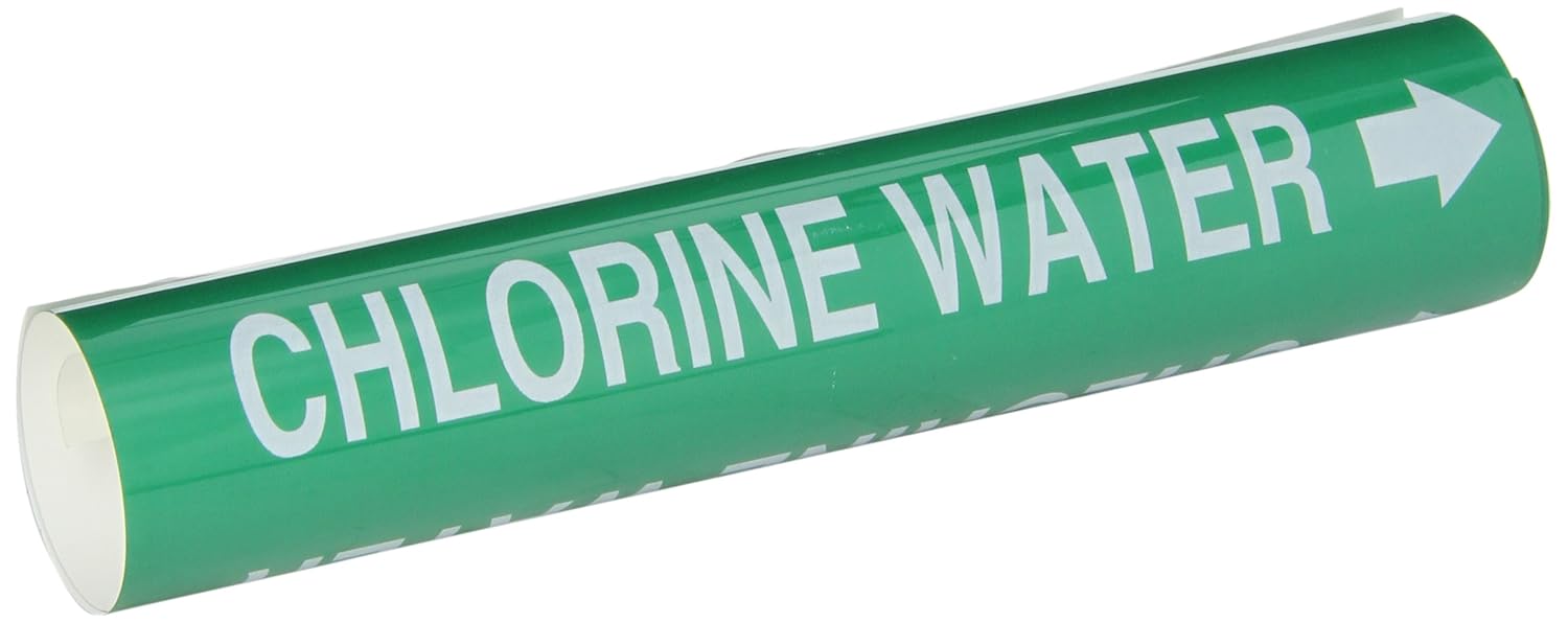 Brady 5813I High Performance Wrap Around Pipe Marker, B689, White