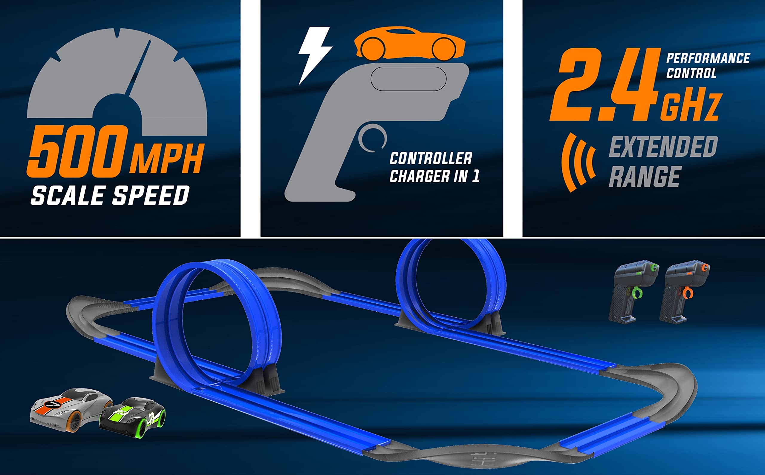 Mua Tracer Racers 2.4 GHz Radio Control Remote Slot-Less, Cordless ...