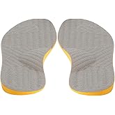Supination Insoles for Over Supination & High Arch Support, Bow Legs Correcting Insoles,Women and Men O/X Leg Orthopedic Insoles,Heel Wedge Inserts for Foot Alignment, Flat Feet