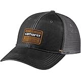 Carhartt Men's Canvas Mesh Back Quality Graphic Cap