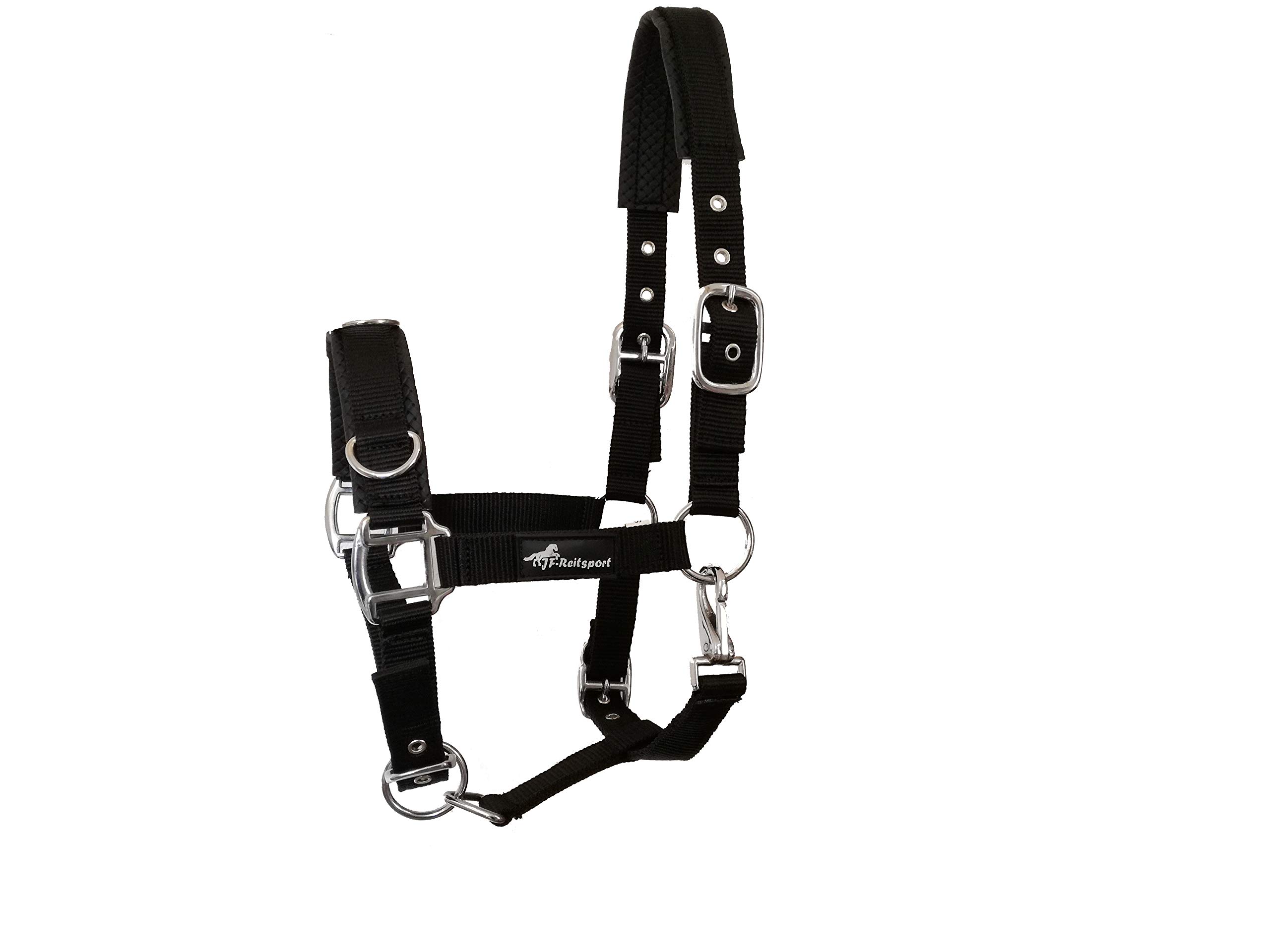 JF-Reitsport Cavesson Pro 4-Way Adjustable Soft and Shock-Absorbing Lined Xfull