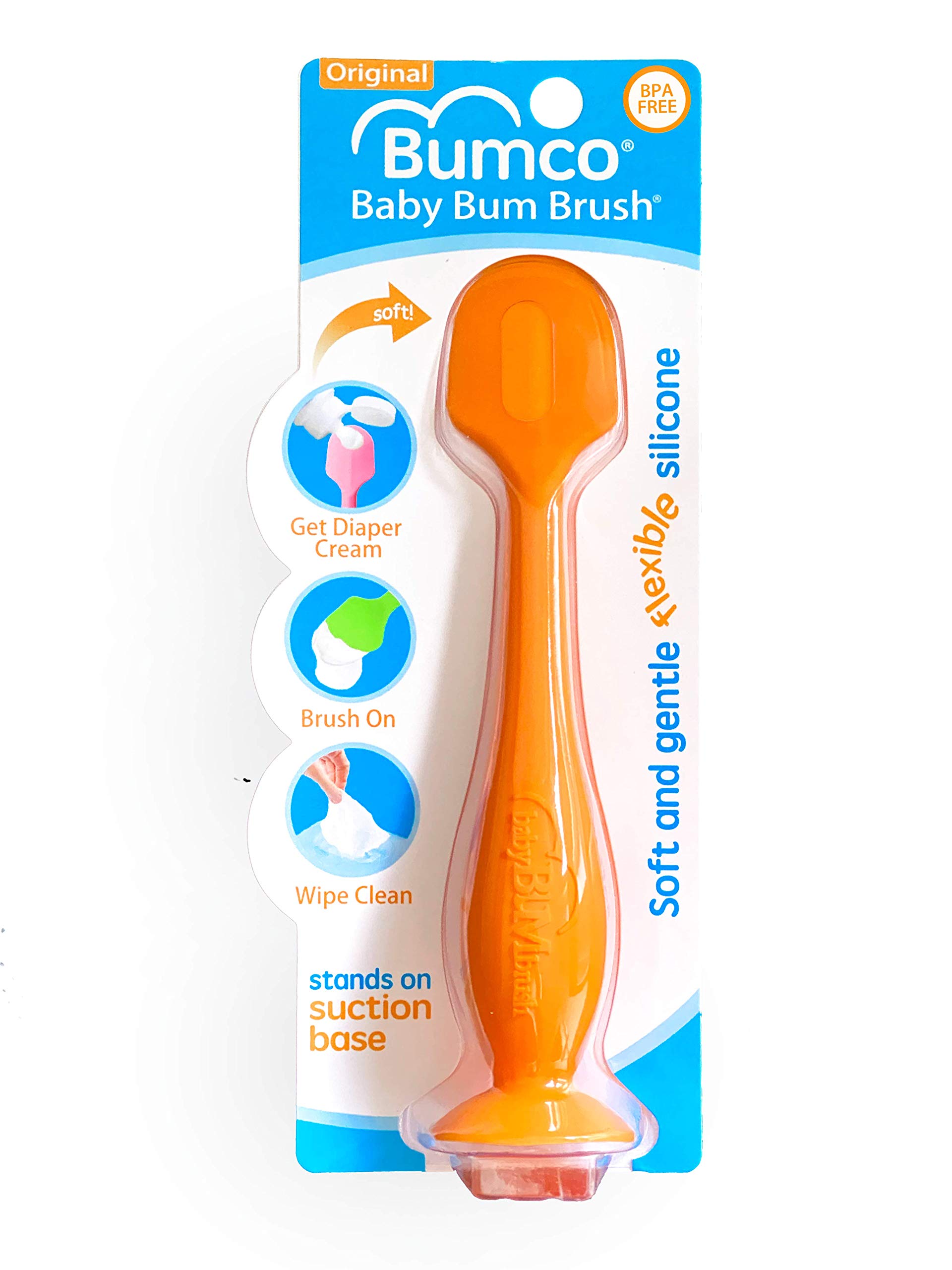 Baby Bum Brush, Original Diaper Rash Cream Applicator, Soft Flexible