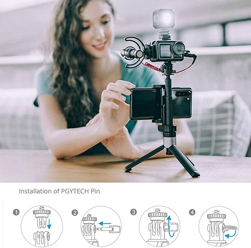 PGYTECH Gimbal Camera Action Camera Extension Pole Tripod, Smart