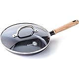 GreenPan Hudson Healthy Ceramic Nonstick, Frying Pan with Lid, 11", Black