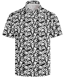 Funny Golf Shirts for Men Crazy Funny Golf Polo