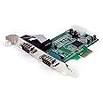 StarTech.com 2-Port PCI Express RS232 Serial Adapter Card, PCIe to Dual Serial DB9, Windows/Linux, TAA - Replaced by PEX2S553
