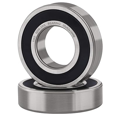 Buy Xike 2 Pcs 66 2rs Double Rubber Seal Bearings 30x62x16mm Pre Lubricated And Stable Performance And Cost Effective Deep Groove Ball Bearings Online In Turkey B07s7lnmd7