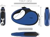 TUG Tiny 360° Retractable Dog Lead 3 m Tape Anti-Slip Handle Blue view 3