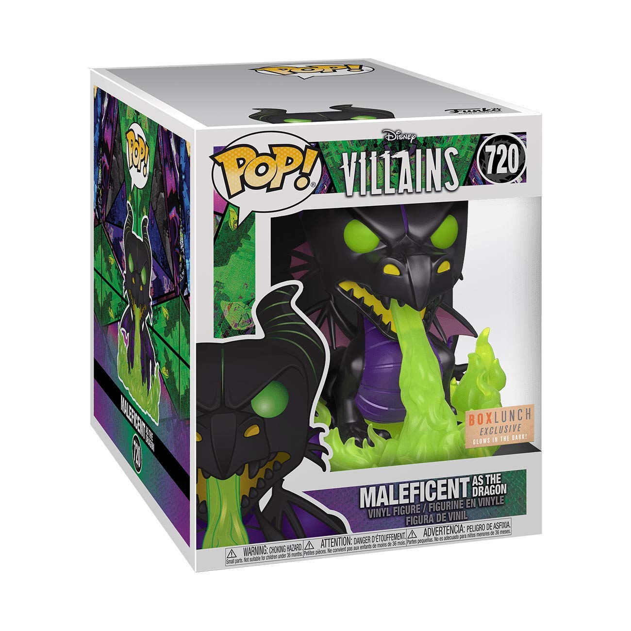 Funko Pop Disney Villains 720 Maleficent as The Dragon Glows in The Dark