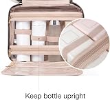 BAGSART Hanging Toiletry Bag Travel Large Wash Bag Peach Skin Polyester Lake view 4