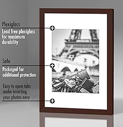 Americanflat 8x12 Picture Frame with Polished