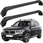 SYDSZ Cross Bar Roof Rack Fit for BMW X3 M3 G01/G45 2018 2019 2020 2021 2022 2023 2024 2025 2026, Flush Side Rails, Heavy Duty Aluminum Roof Cross Bars Rooftop Luggage Rack, Ski Rack for Car Roof