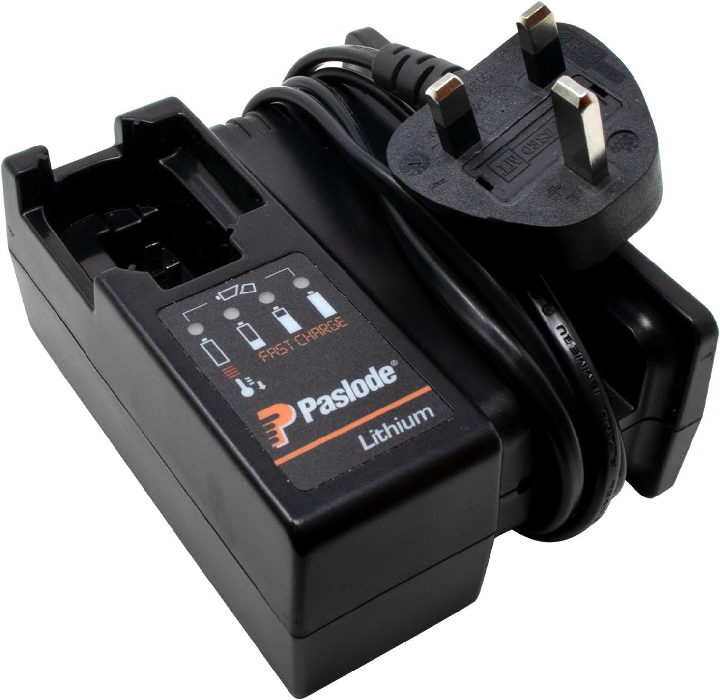 Paslode 18882 Li-ion Battery Charger,Black,8.5D x 18W x 9H centimetres