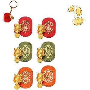 2026 New Golden Turtle Charm with Coin, Lucky Turtle Wallet Charm, Coin Biting Pose, Compact Wallet Fit (6*mix)