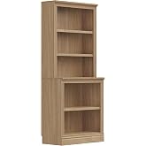 JAHRSTIM Halston Bookshelf, 5-Tier Tall Deep Storage Shelf, Adjustable Open Shelving Unit Closet Organizer and Storage for Living Room Home Office Bedroom, Modular Deep Bookcase Bookshelves