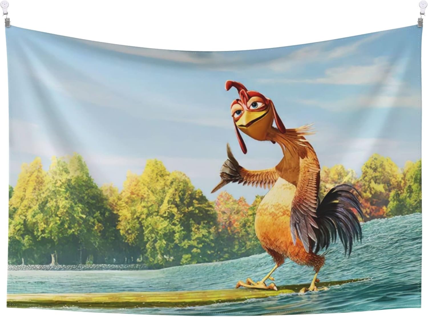 Tapestries - PLUM PRAWN Chicken Joe Tapestry meme tapestry Funny flags for room guys banners for room tapestries funny 60x40 inch