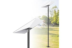 GADFISH 10FT Gen 3 Starlink Pole Mount, Starlink Mount with Pipe Adapter, Starlink Ground Pole Mounting Kit