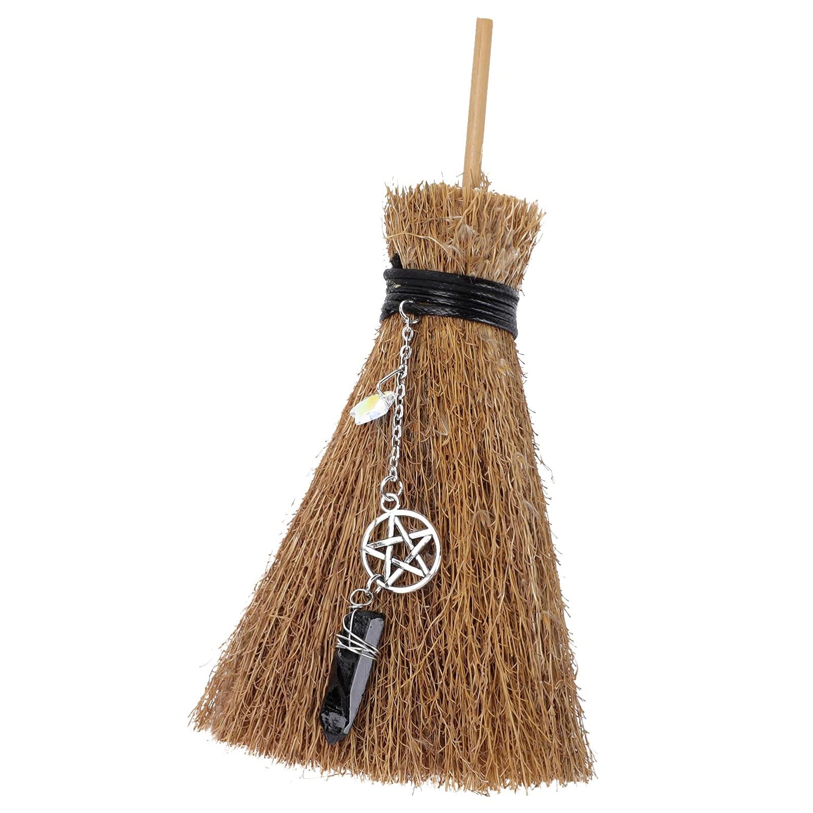 PRETYZOOM Mini Branch Broom Pendant Halloween Decoration Lightweight Broomstick Ornament Party Decor for Home and Shop Hanging
