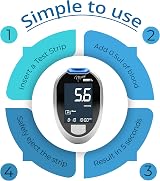 GlucoRx Nexus Blood Glucose Monitor Kit - Accurate & Fast Results view 4